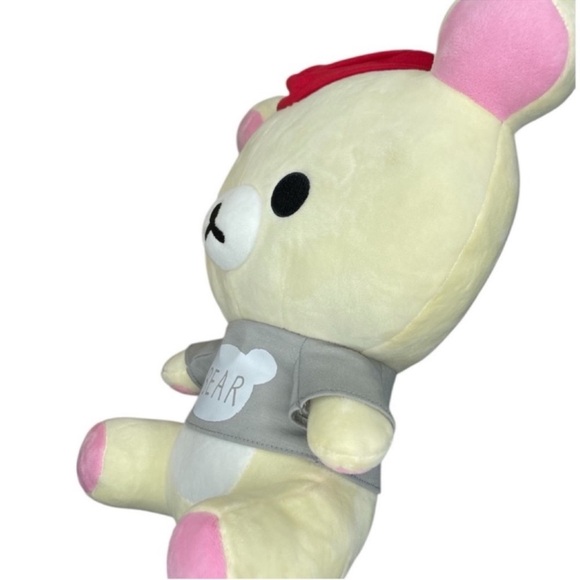 San-X Rilakkuma Korilakkuma In Bear Shirt With Hat Plush - Picture 2 of 4